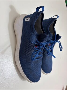 FootJoy Navy Knit Athletic Slip-On Sneakers